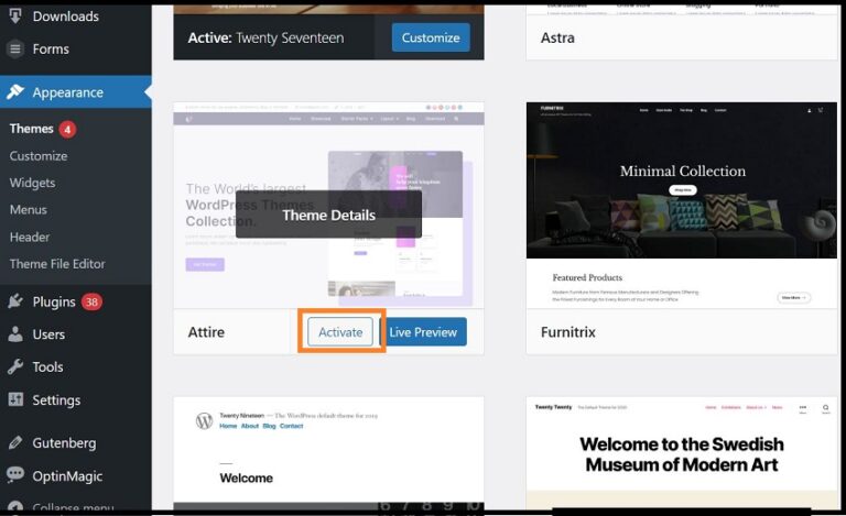 wordpress theme file editor not updating