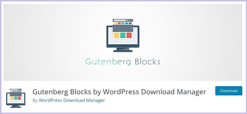 Gutenberg Blocks by WordPress Download Manager